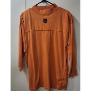Gitano Women's Performance Shirt, Orange Long Sleeves Size Large